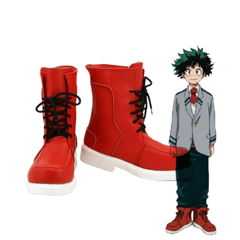 Boku no My Hero Anime Black and Red Boots Shoes My Hero Boku no Hero Academia Eijiro Kirishima Cosplay Boots  main image 4