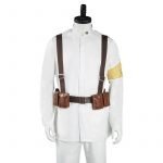 Shingeki No Kyojin S4 Marley Eldian White Uniform Costume