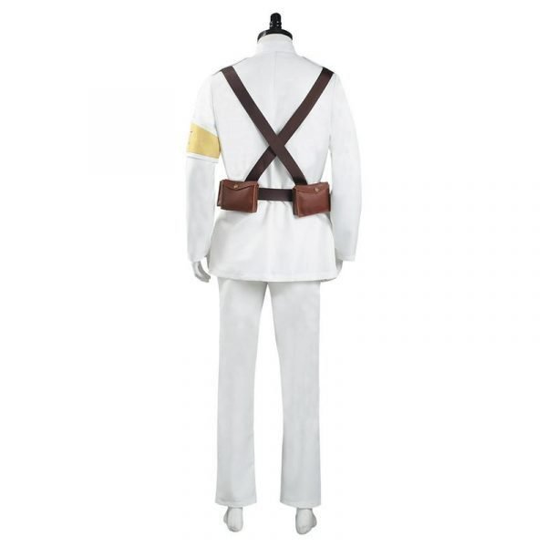 Shingeki No Kyojin S4 Marley Eldian White Uniform Costume