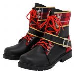 Pomefiore Epel Felmier Cosplay Black Red Boots Custom Made
