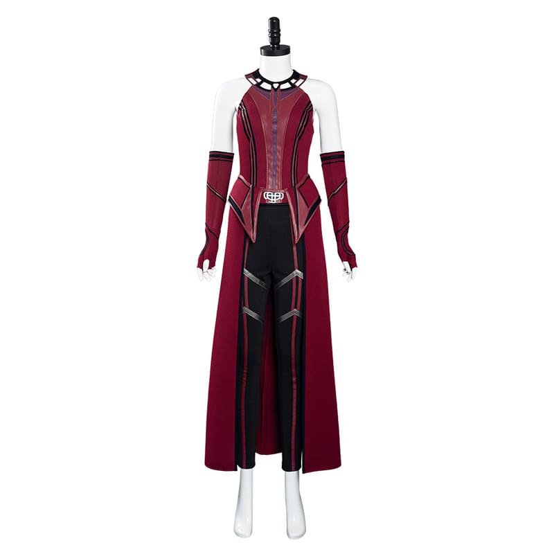 Wandavision Scarlet Witch Cosplay Costume Outfits