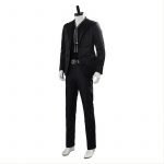 Cosplay Devil Crowley Costume Black Suit Clothes Uniform