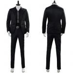 Cosplay Devil Crowley Costume Black Suit Clothes Uniform
