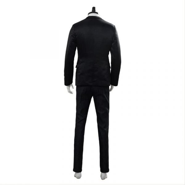 Cosplay Devil Crowley Costume Black Suit Clothes Uniform
