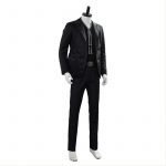 Cosplay Devil Crowley Costume Black Suit Clothes Uniform