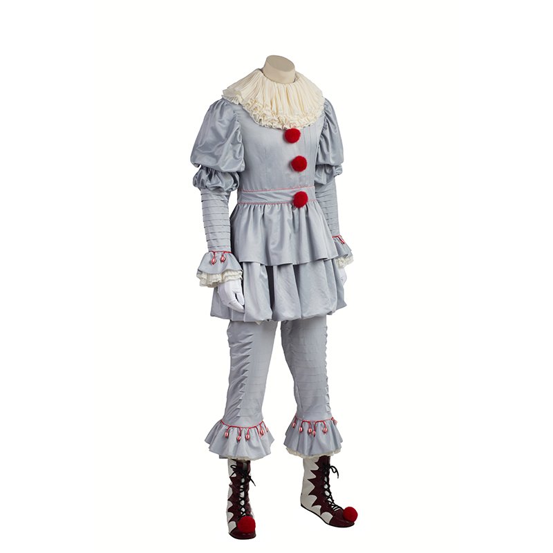 Pennywise Clown Stephen King It Cosplay Costume (8)