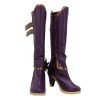 LOL Ashe Cosplay PU Boots High Heel Shoes