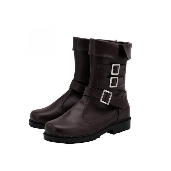 Final Fantasy VII Remake Aerith Gainsborough Cosplay Boots PU Leather Shoes