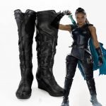 Game Valorant Jett Cosplay Boots Shoes