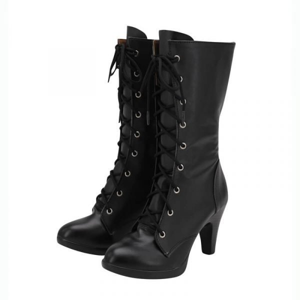 Final Fantasy VII Remake Tifa Cosplay Boots PU Leather Shoes