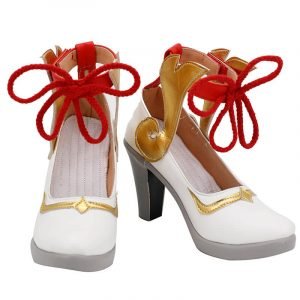 Game Genshin Impact Ganyu Cosplay Boots Shoes