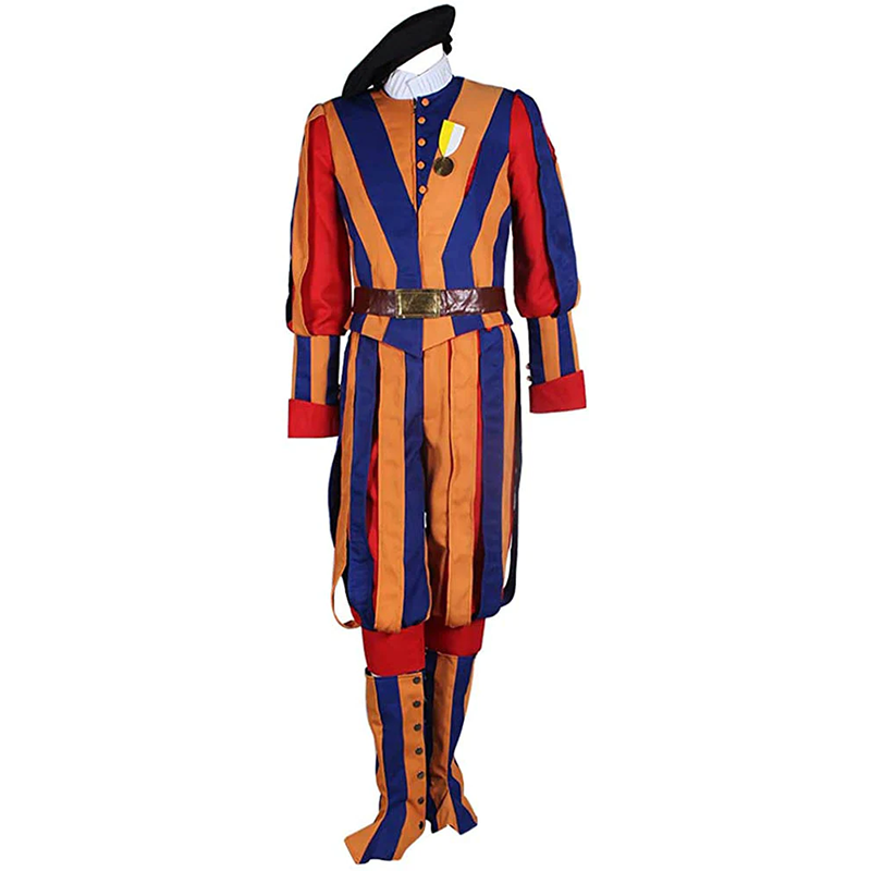 Custom Made Switzerland Soldiers Costume Swiss Guard Cosplay Uniform For Men (11)