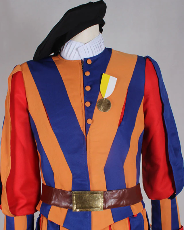 Custom Made Switzerland Soldiers Costume Swiss Guard Cosplay Uniform For Men (9)