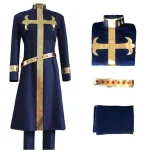 Custom Made Anime JOJO’s Bizarre Adventure Enrico Pucci Cosplay Costume (1)