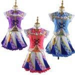 Custom Made Aikatsu! Hoshimiya Ichigo Cosplay Kiriya Aoi Shibuki Ran Dress Costume for Women