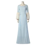 House of the Dragon Young Alicent Hightower Blue Dress Outfit Cosplay Costume (1)