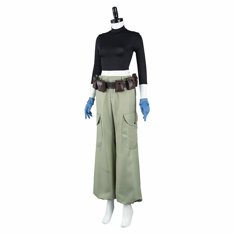 Kim Possible Costume Adults Halloween Cosplay Outfit (3)