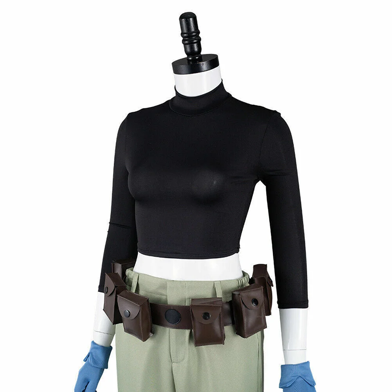 Kim Possible Costume Adults Halloween Cosplay Outfit (4)