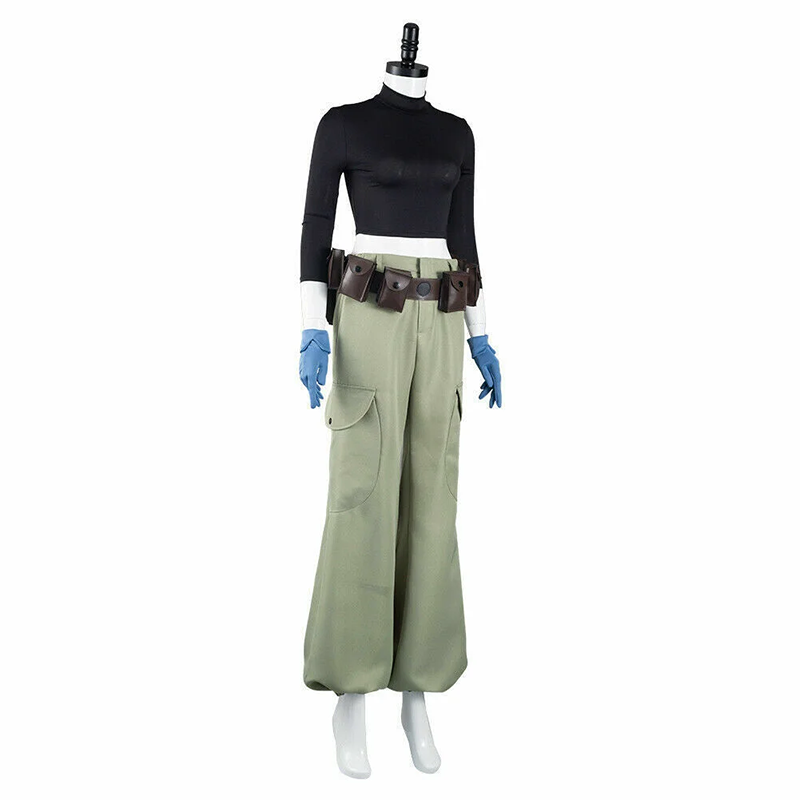 Kim Possible Costume Adults Halloween Cosplay Outfit (6)