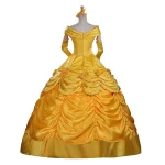Custom Princess Belle Costume Yellow Dress for Adult (1)