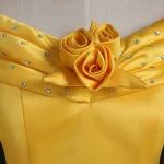 Custom Princess Belle Costume Yellow Dress for Adult (1)