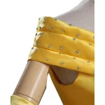 Custom Princess Belle Costume Yellow Dress for Adult (1)