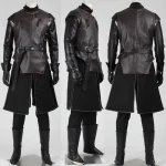 Game of Thrones Jon Snow Cosplay Costume Outfit Full Set (1)