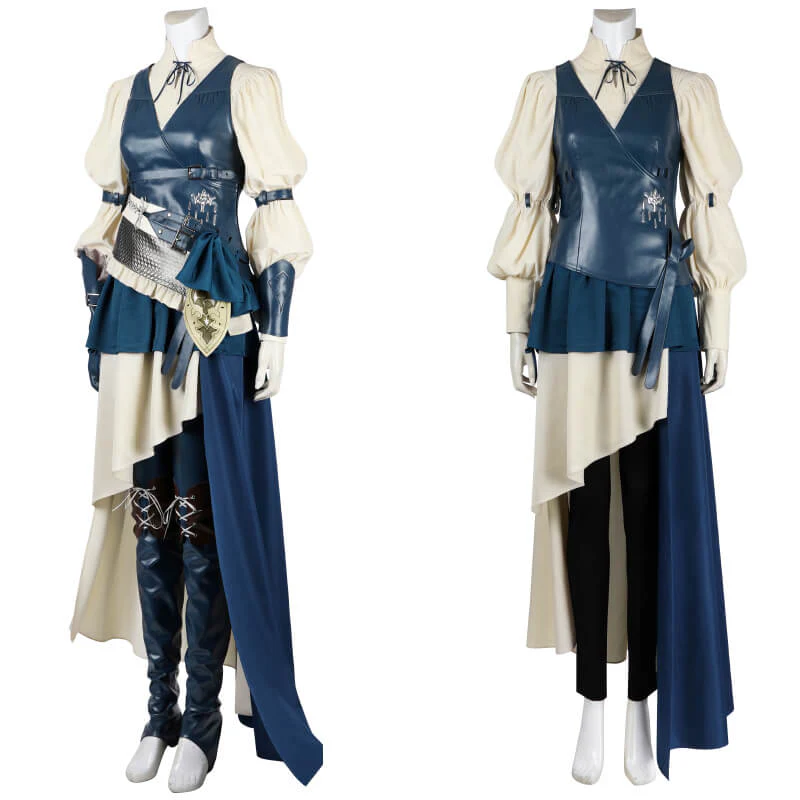 Custom Made FF16 Jill Warrick Costume FF16 Battle Suit Game Cosplay Outfit for Women