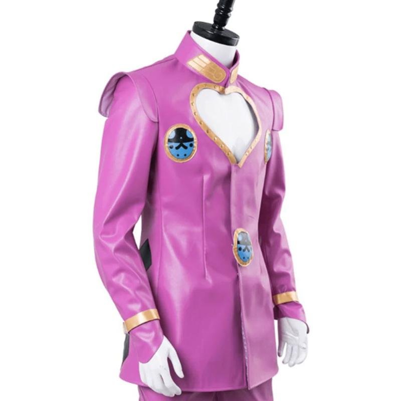 Custom Made JoJo’s Bizarre Adventure Giorno Giovanna Cosplay Costume (5)