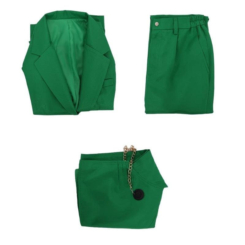 Custom Made Movie Dr. Victor Doctor Von Downy Doom Evil Cosplay Costume Green (9)