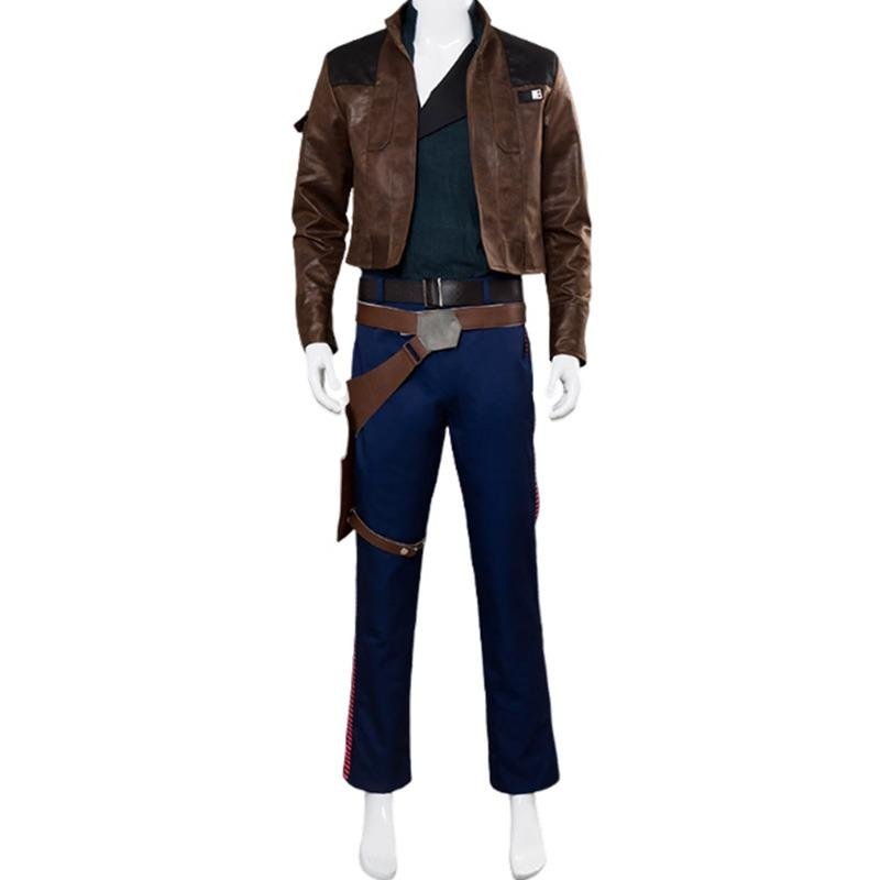 Custom Made Movie Han Solo Cosplay Story Costume with Holster