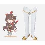 Genshin Impact Game Amber Cosplay Long Boots