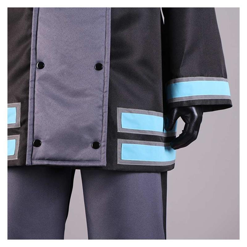 Custom Made Fire Force Season 3 Shinra Kusakabe Cosplay Costume (5)