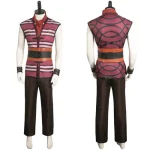 Custom Made One Piece The Clown Buggy Striped Cosplay Outsuits (1)