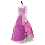 Custom Made Anime Tangled Princess Rapunzel Dress Cosplay Costume (1)