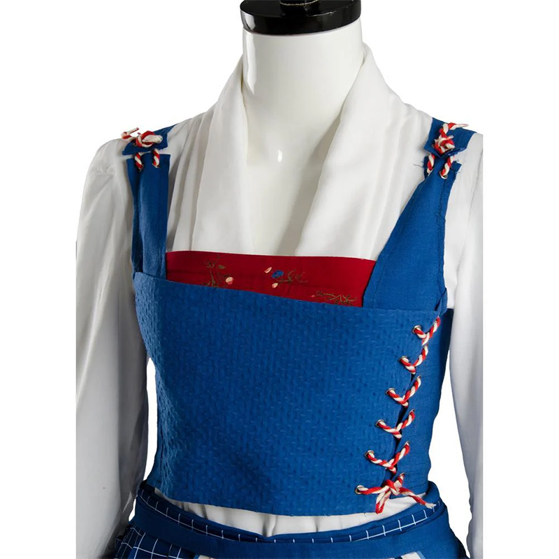 Custom Made Beauty And The Beast Belle Emma Watson Maid Dress Suits (6)