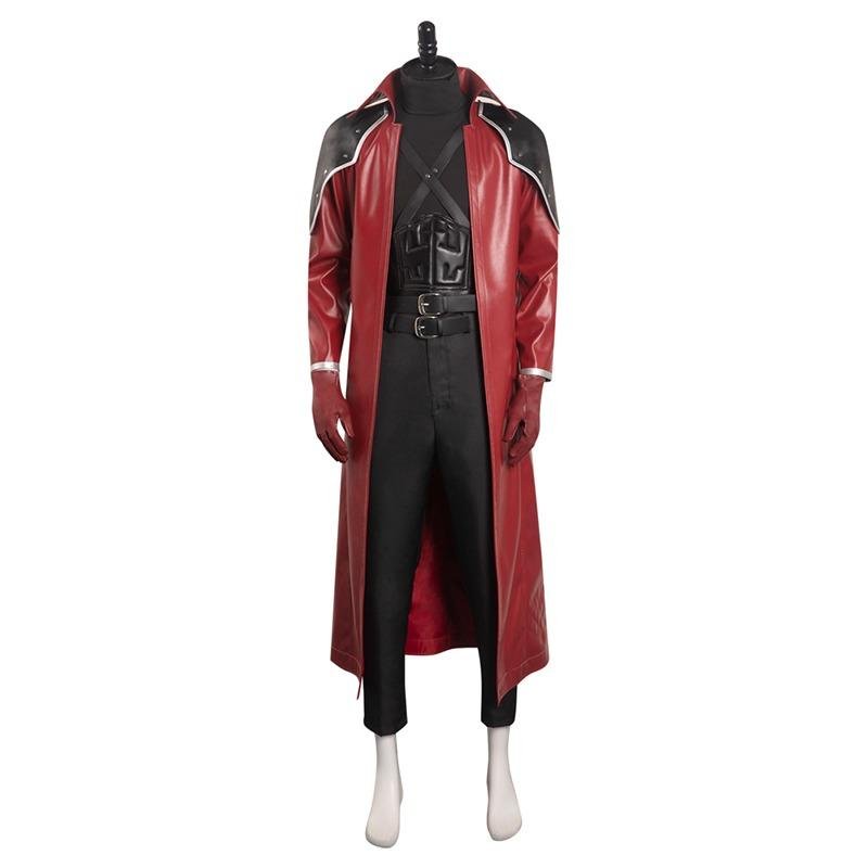Custom Made Crisis Core Final Fantasy VII Reunion Genesis Rhapsodos Cosplay Costume