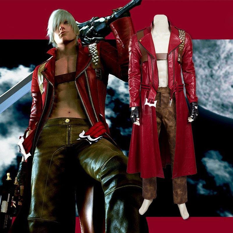 Custom Made Devil May Cry 3 Dante Cosplay Costumes