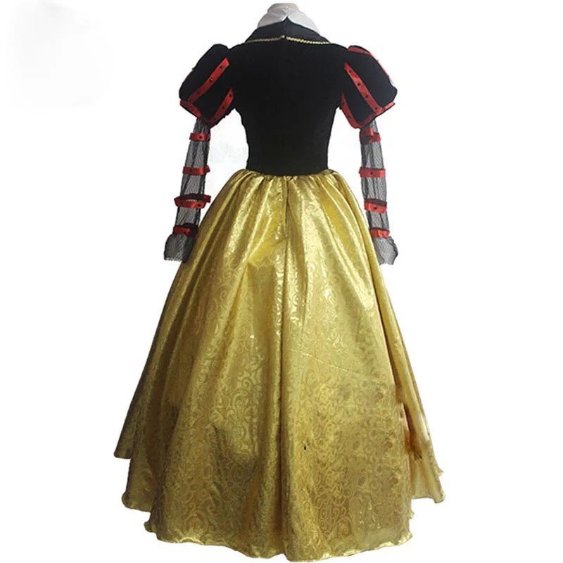 Custom Made Disney Alice Queen Dress The Red Queen of Hearts Alice in Wonderland Dress (2)