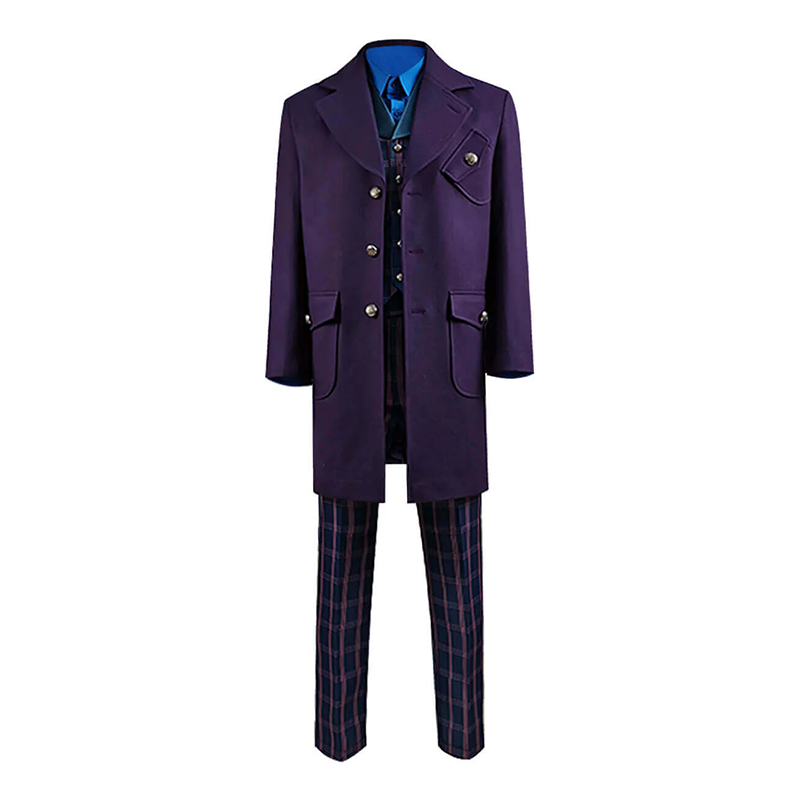Custom Made Doctor Who Series 12 The Master Coat Sacha Dhawan Outfit Suit Purple