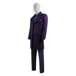 Custom Made Doctor Who Series 12 The Master Coat Sacha Dhawan Outfit Suit Purple (1)
