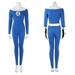 Custom Made Fantastic Four Cosplay Costume First Steps Blue Jumpsuit (1)