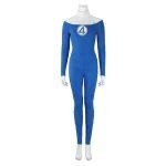 Custom Made Fantastic Four Cosplay Costume First Steps Blue Jumpsuit (1)