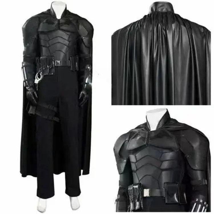 Custom Made Superhero Bruce Wayne Cosplay Costume with Cloak