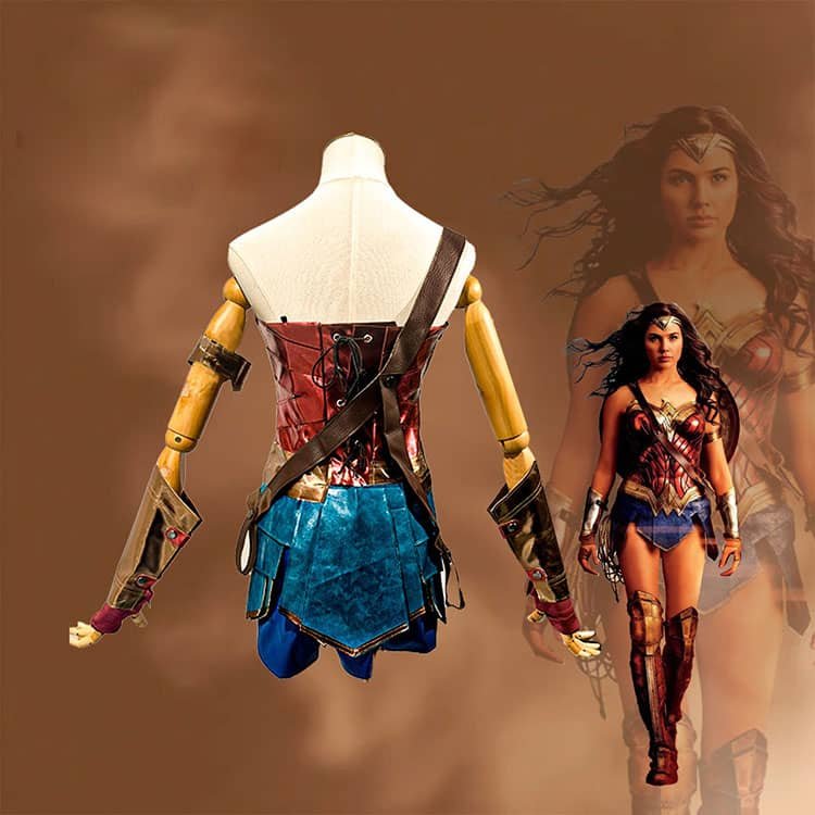 Custom Made Wonder Girl Diana Cosplay Costume Dress (2)