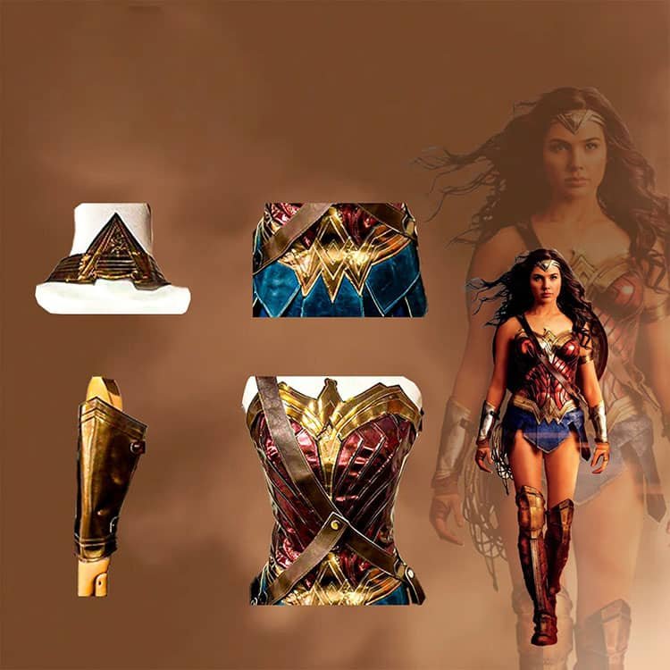 Custom Made Wonder Girl Diana Cosplay Costume Dress (4)