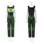 Game Green Valorant Skye Cosplay Costume (2)
