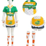 Overwatch Honeydew Mei Anniversary Skin Cosplay Costume Maid Dress Outfit for Adult Women (1)