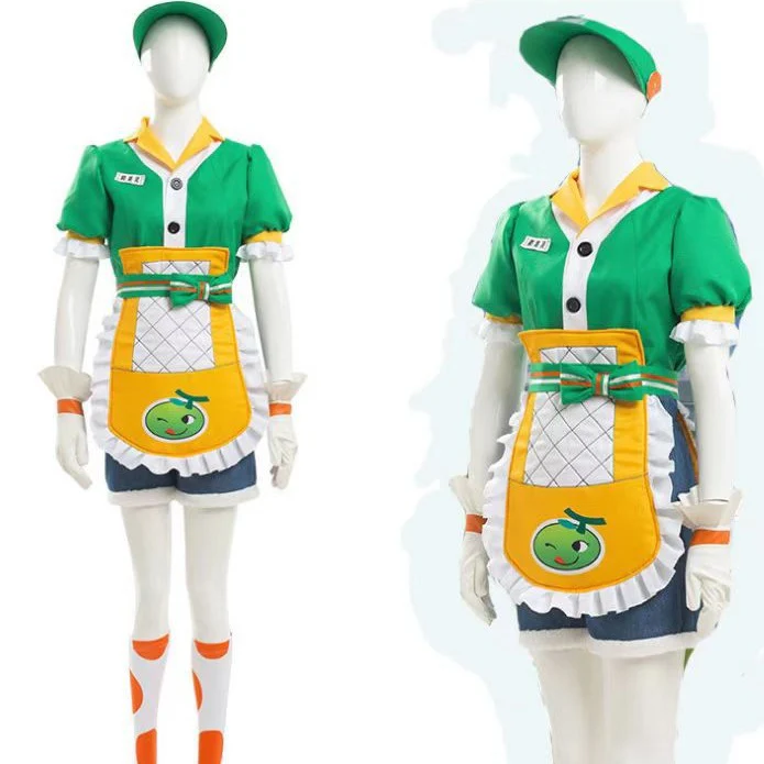 Overwatch Honeydew Mei Anniversary Skin Cosplay Costume Maid Dress Outfit for Adult Women (3)