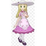 Pokemon Masters EX Series Cosplay Lillie Dresses Costume (1)
